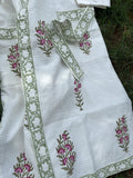 Gulroz Wrap Handblock Bathrobe