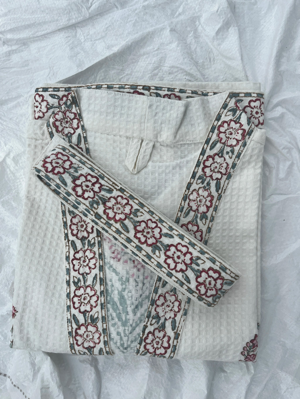 Gulzar Wrap Handblock Bathrobe