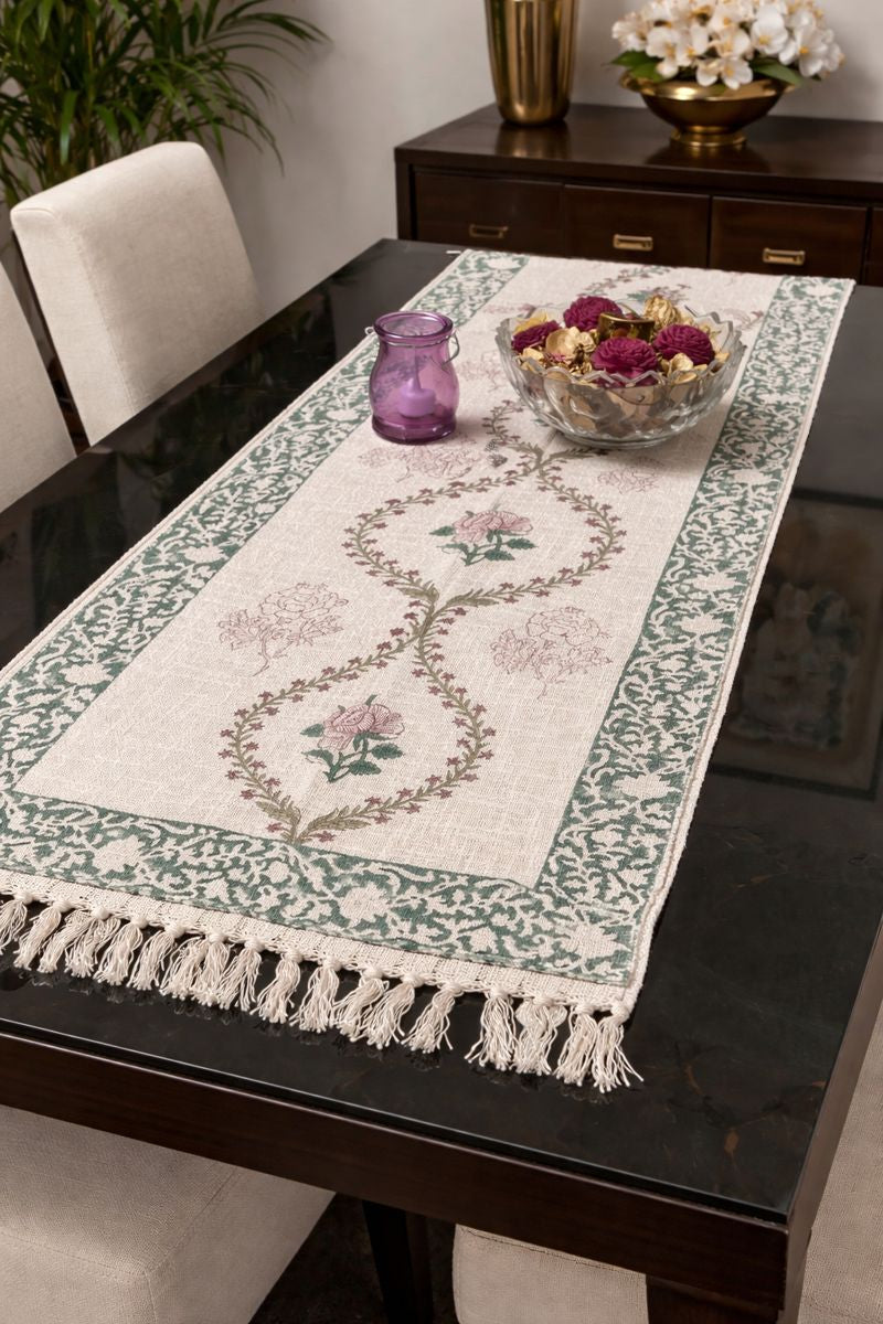 Bagh-e-Naaz Handloom Table Runner