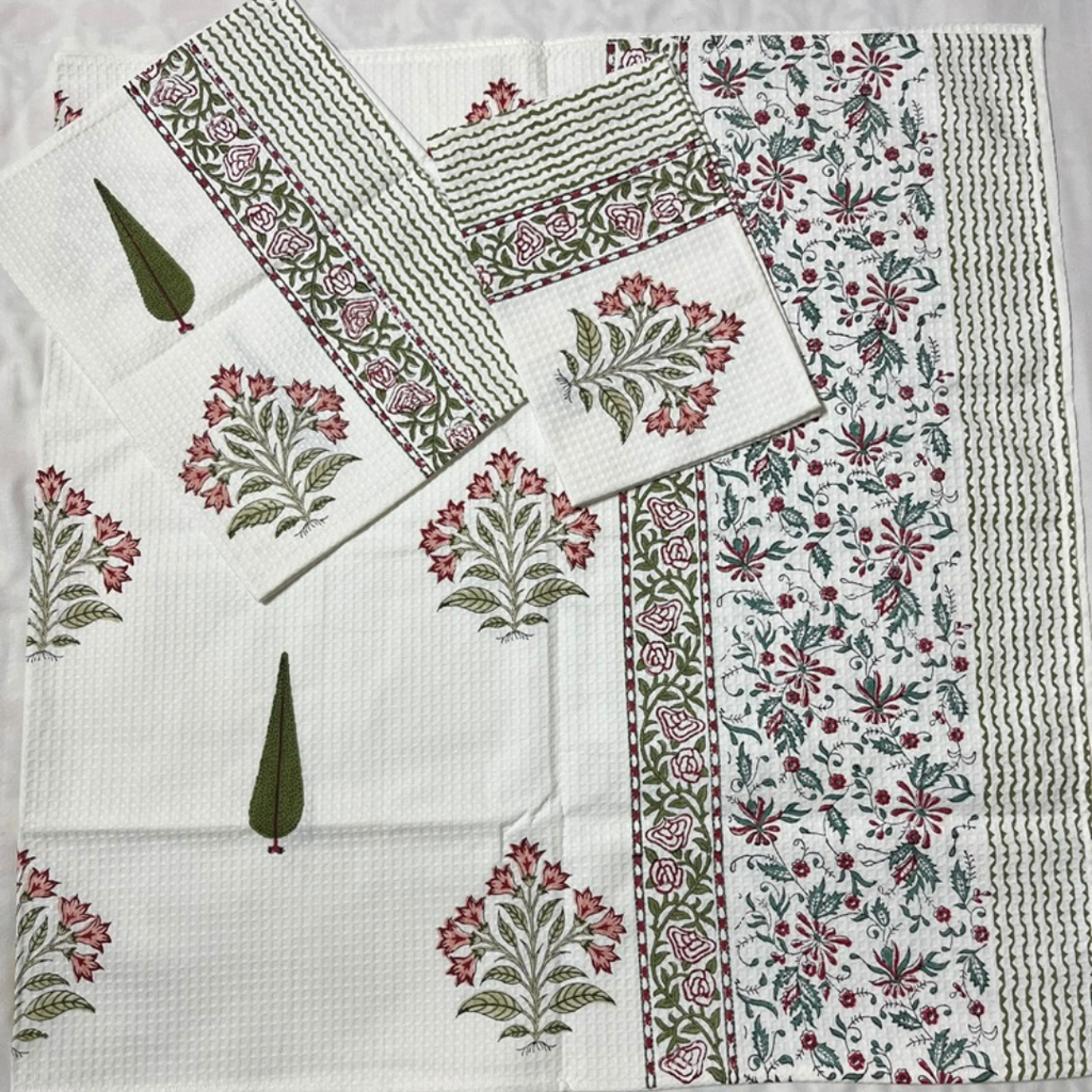 Gulistan Handblock Towel Set
