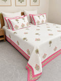 Gulabi palm Bedcover