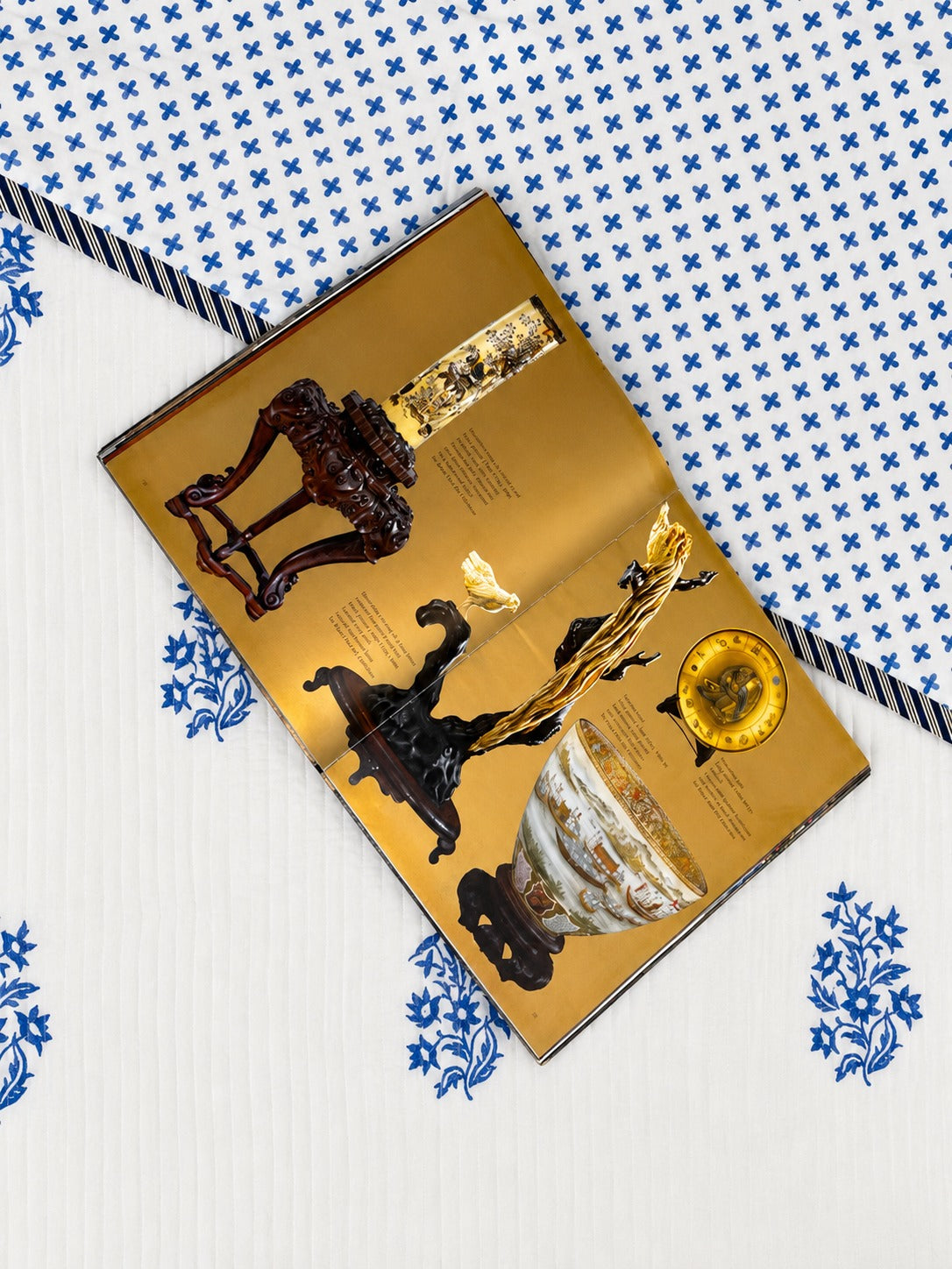 Blue haveli Quilt