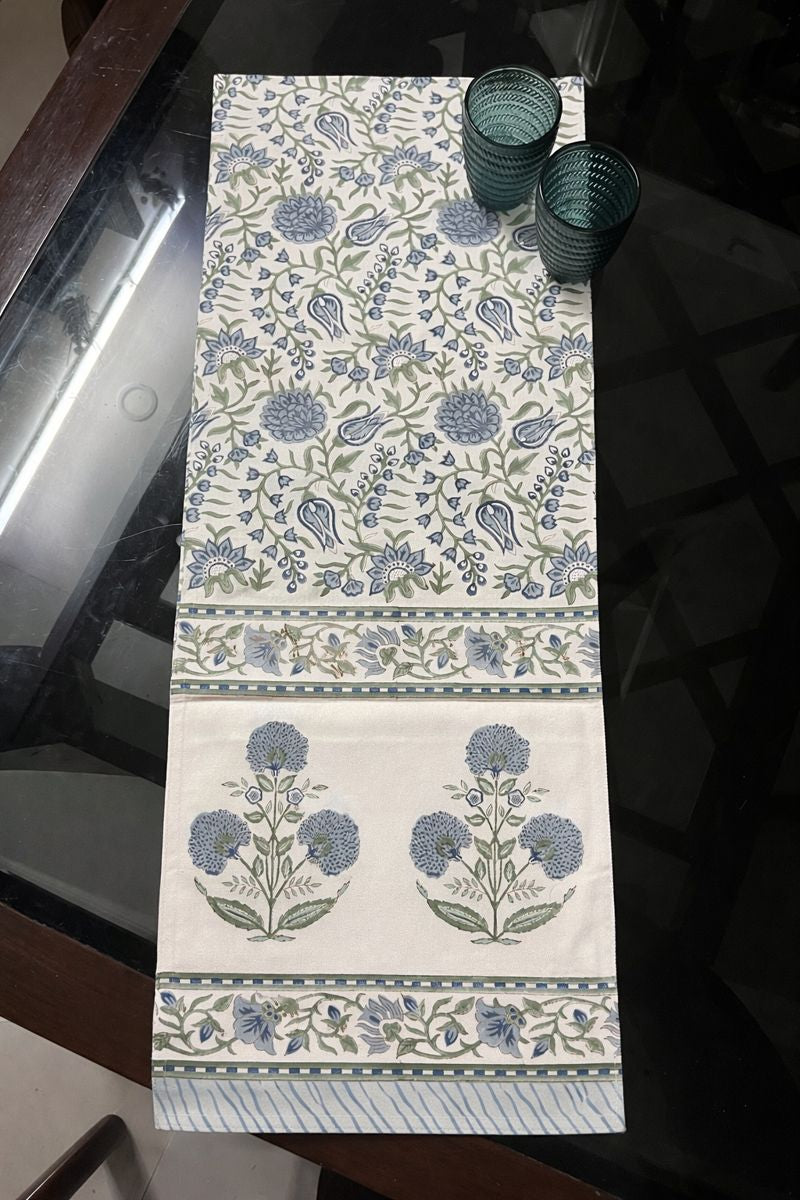 Neelbagh HandBlock Table Runner