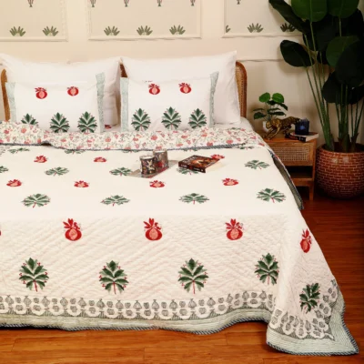 Gul-E-Anar Quilt King