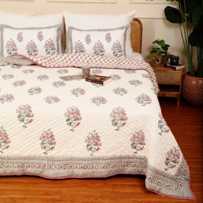 Bebak Grey  Quilt King