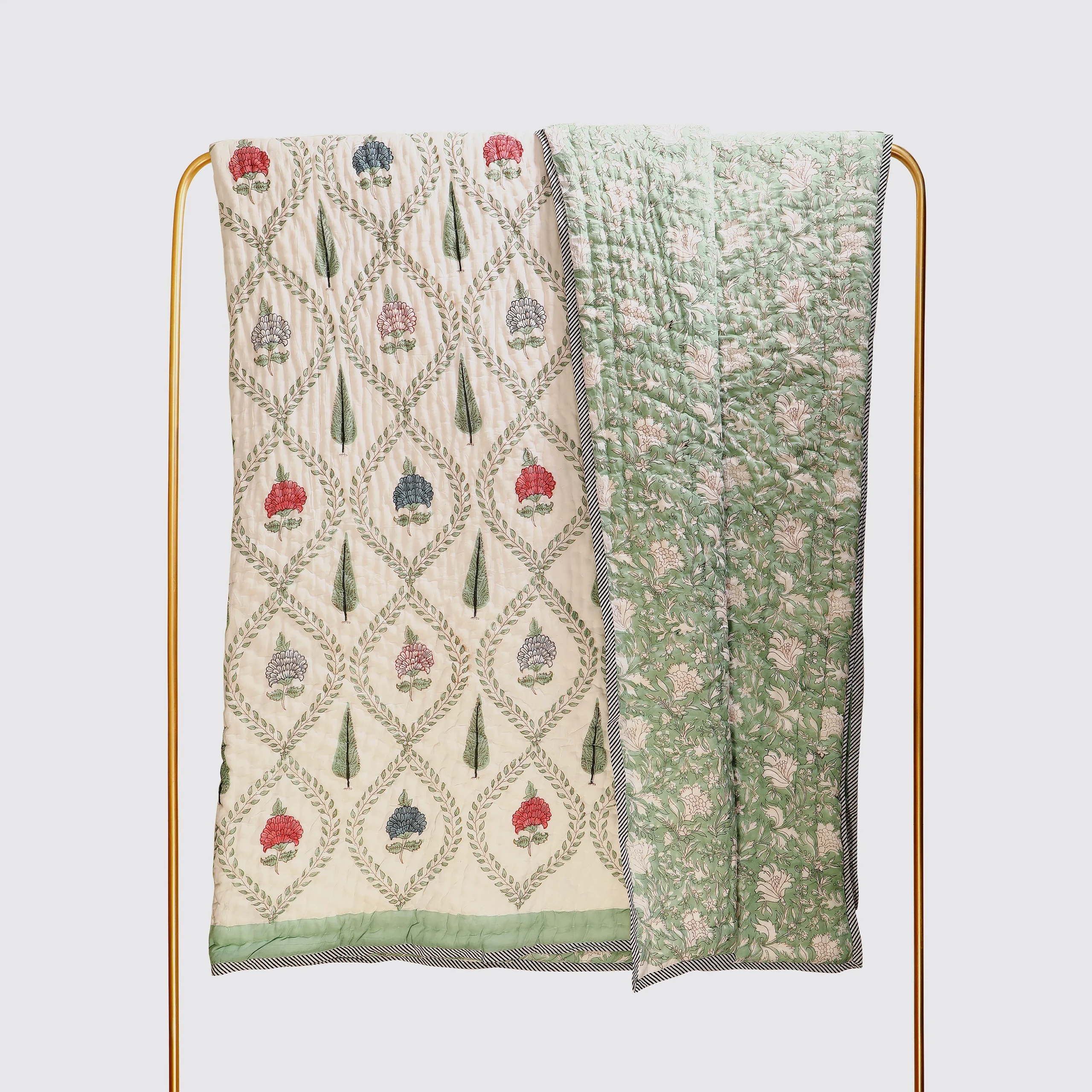 Ambar Bagh Handblock Quilt - Image 4