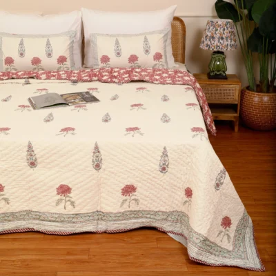 Ruby Wood Quilt Single