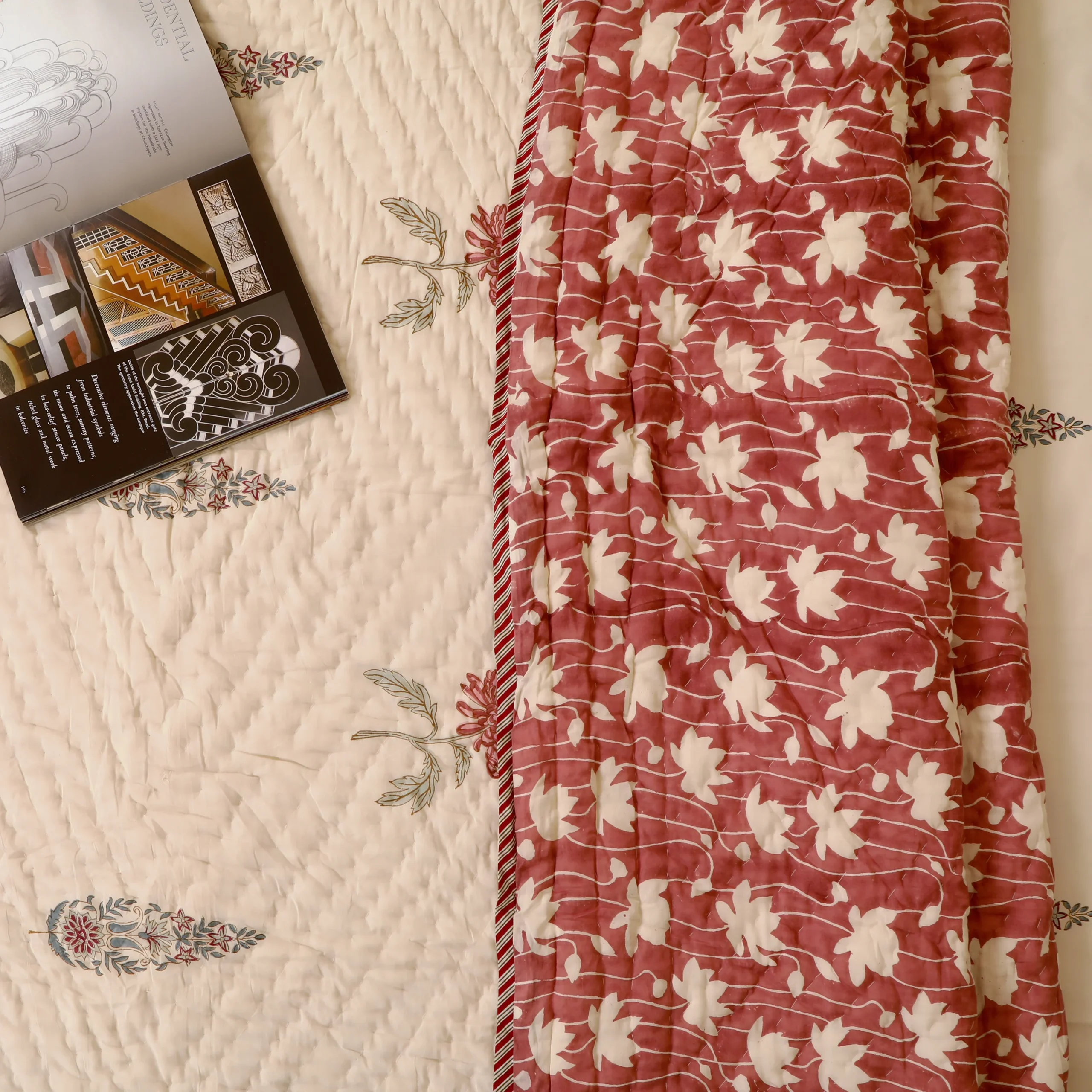 Ruby Wood Quilt Single - Image 3