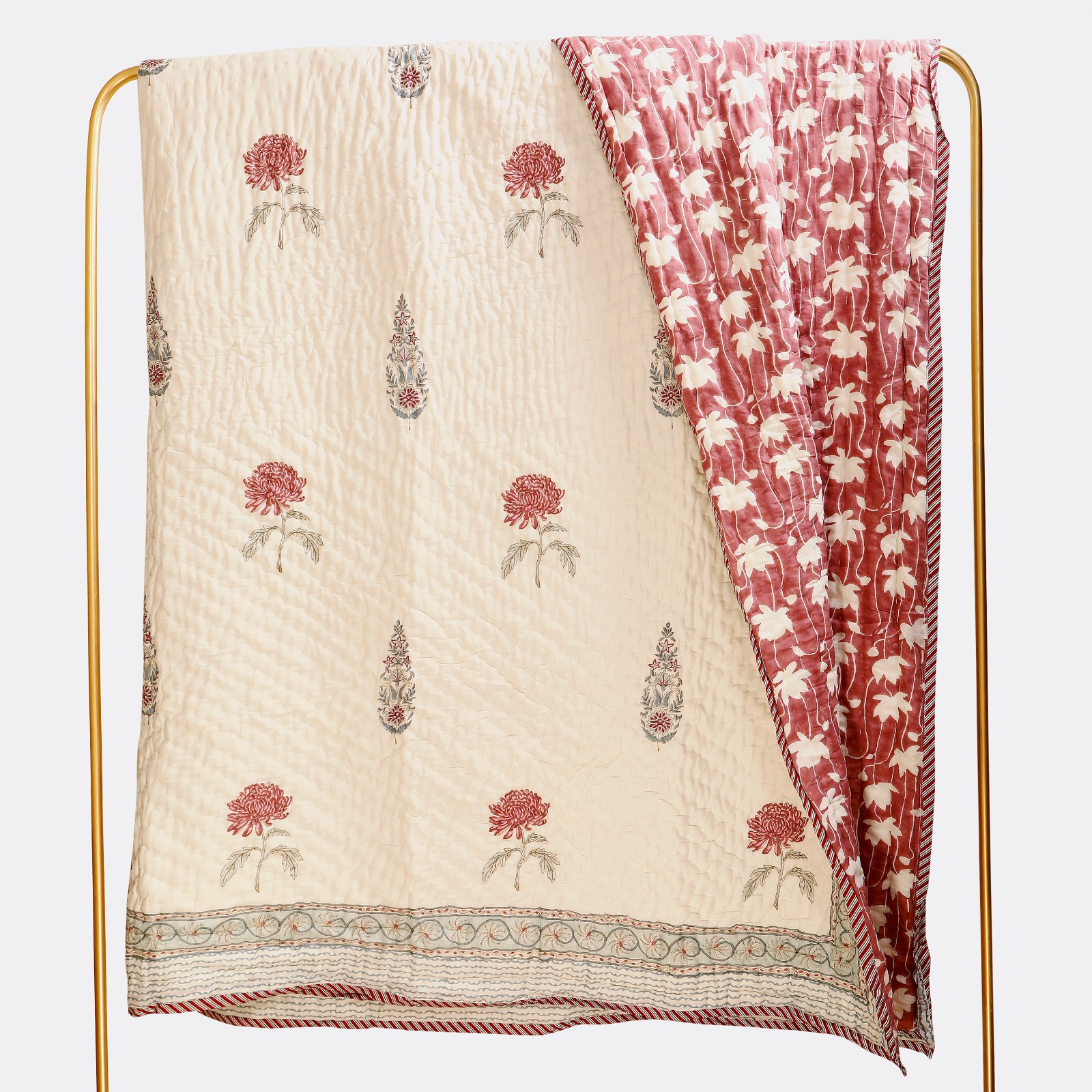 Ruby Wood Quilt Single - Image 4