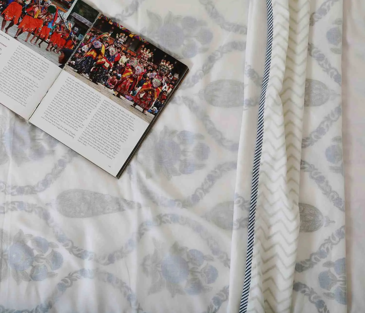 Shaahi Boota  Mulmul Dohar Single Pair of 2 - Image 3