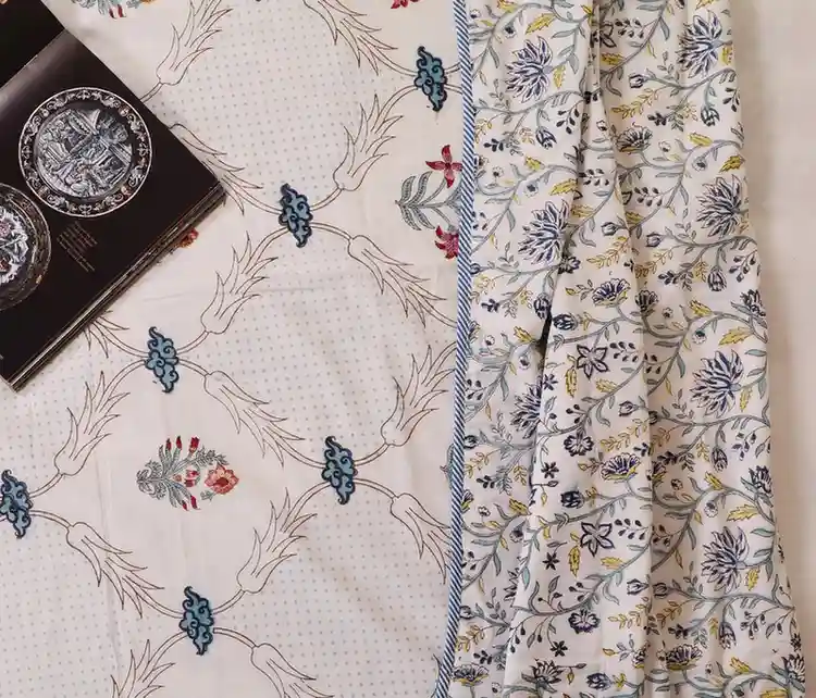 Gulbaan Flannel Dohar Single Pair Set of 2 - Image 3