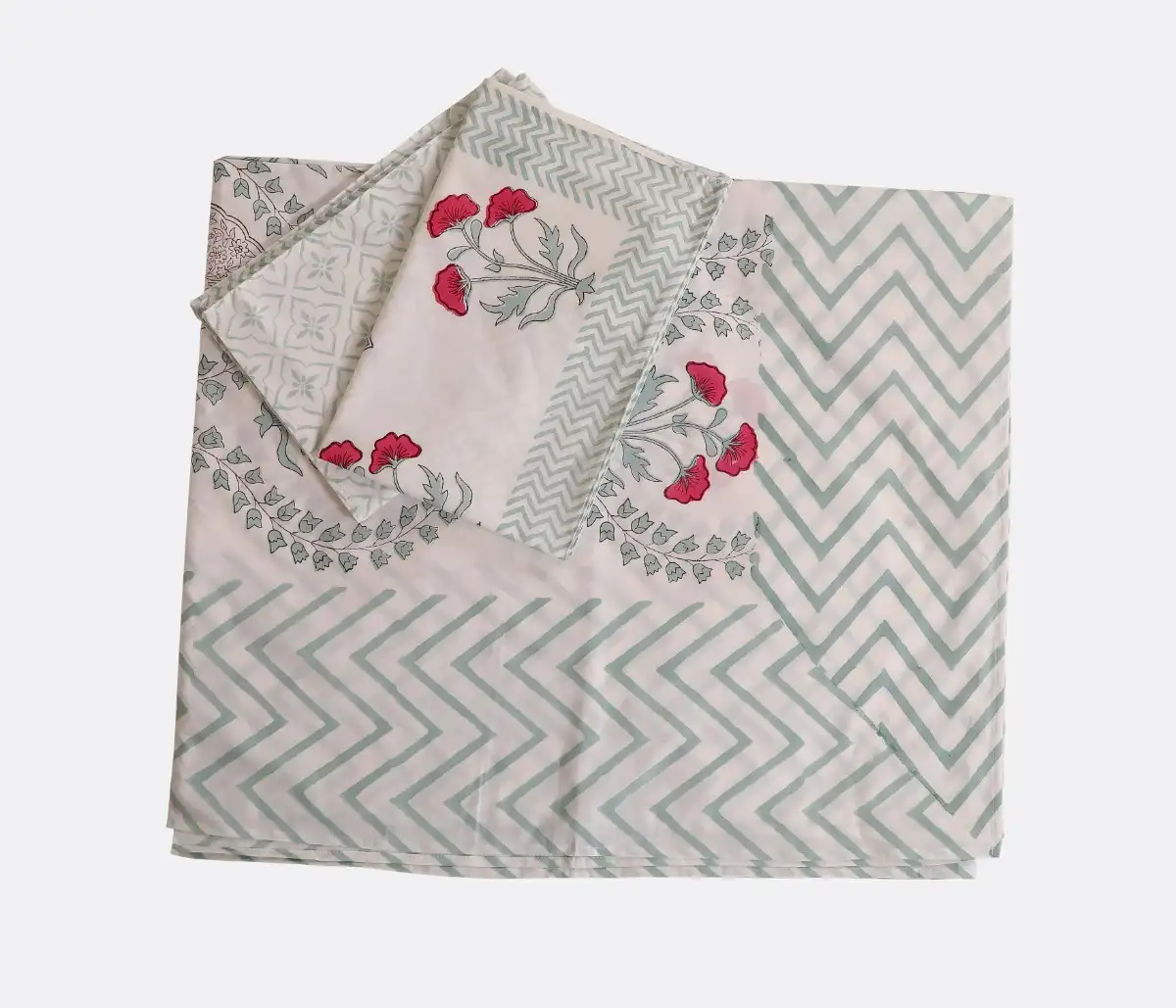 Plush Mogra Bedsheet King - Image 2