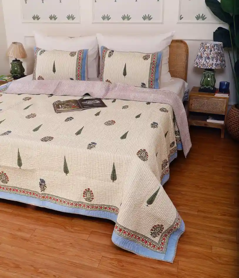 P1 Quilted Bedcover King - Image 3