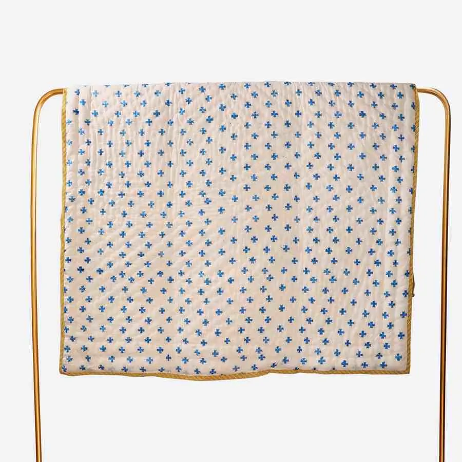 Mini Marvels Handblock Baby Quilt - Image 4