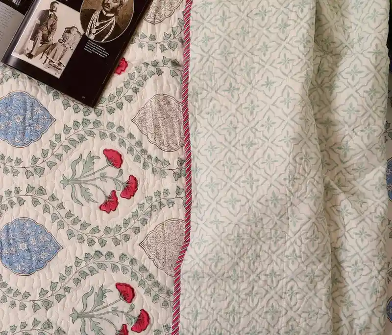 Plush Mogra Quilted Bedcover King - Image 4