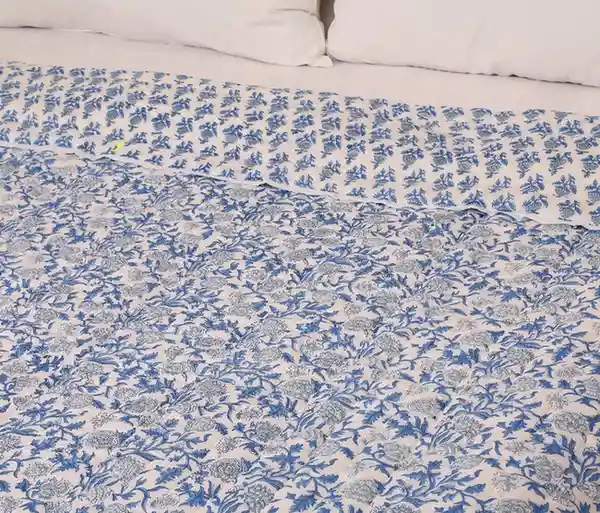 Blue Jaal Quilt King - Image 2