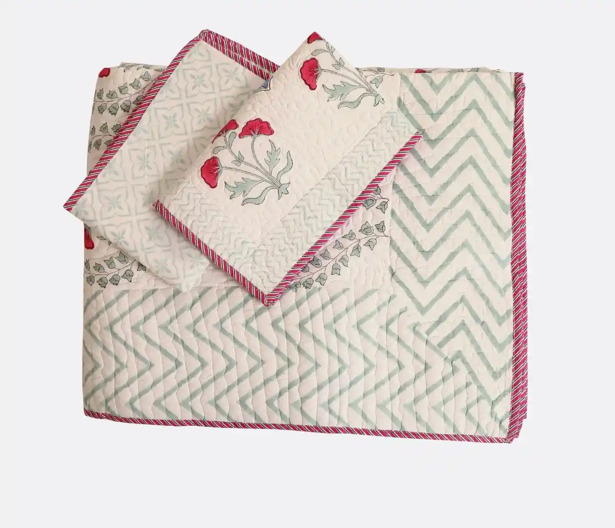 Plush Mogra Quilted Bedcover King - Image 2