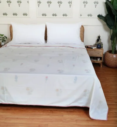 Blush Breeze Mulmul Dohar King