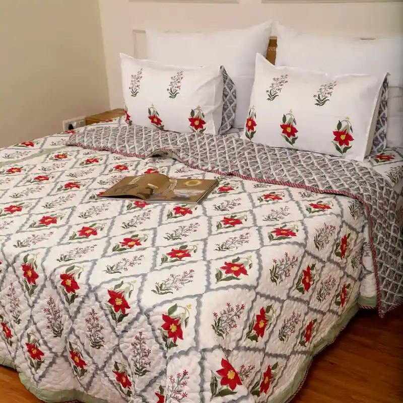 Tropical Bloom Quilt King - Image 2