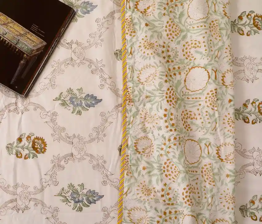 Sunlit Jaal Flannel Dohar King - Image 4