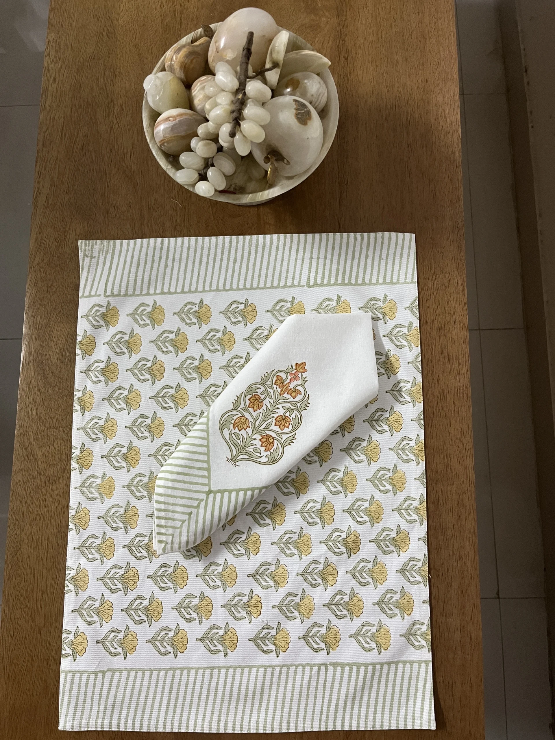 Tuliya handblock Matset