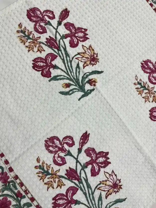 Magenta Bloom Hand Towel - Image 3