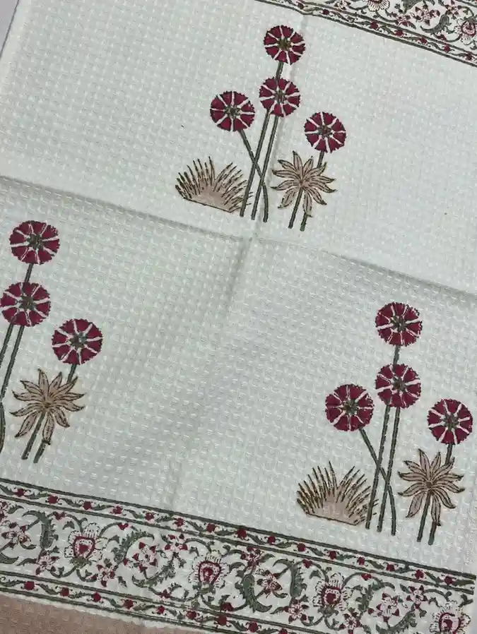 Amira Handblock  Hand Towel - Image 2