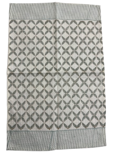 Sage Grid Hand Towel
