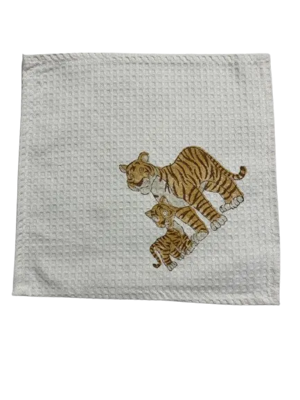 Little Roar Waffle Towel - Image 2