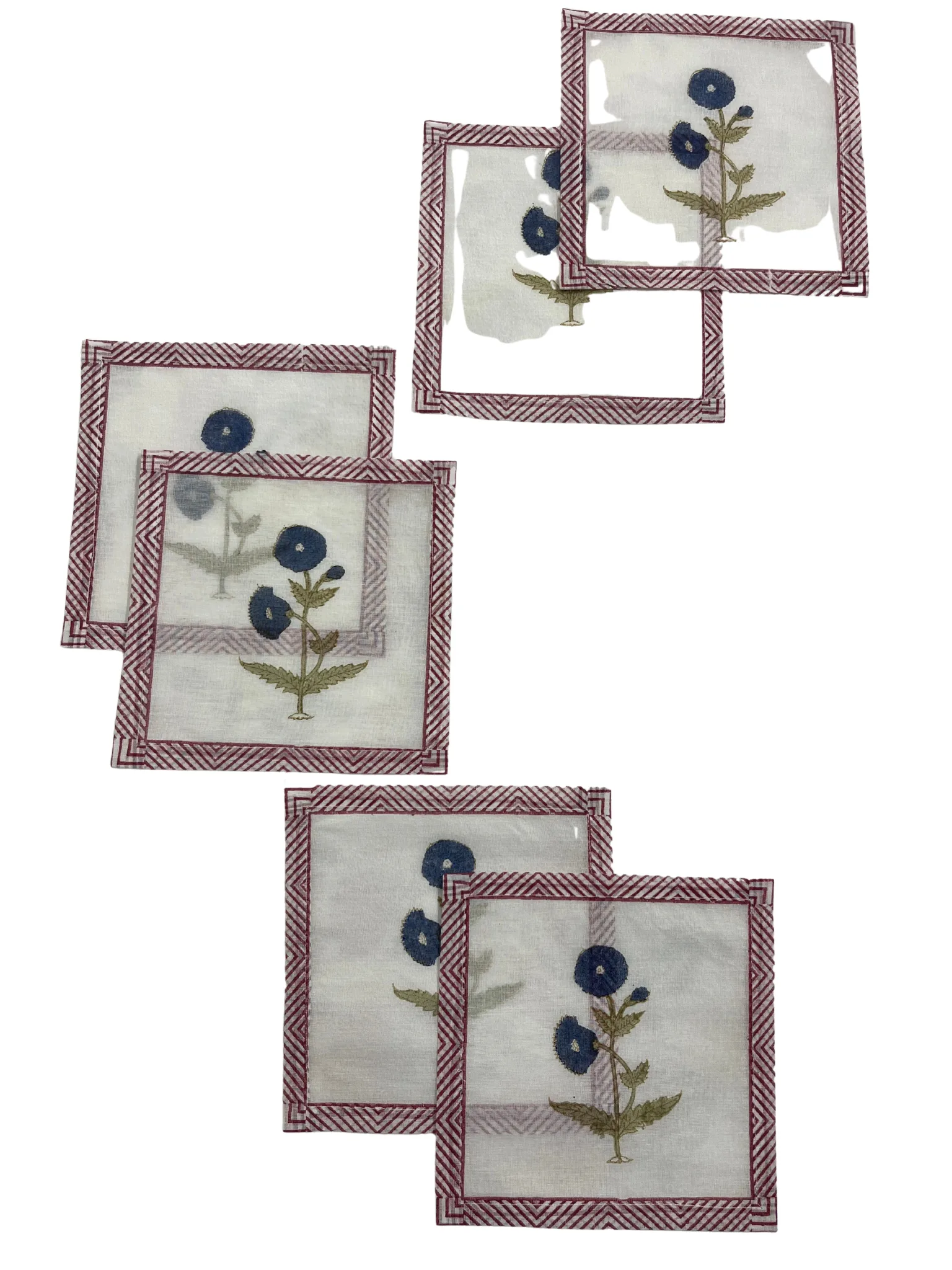 Blue Whim  Coasters Set - Image 2