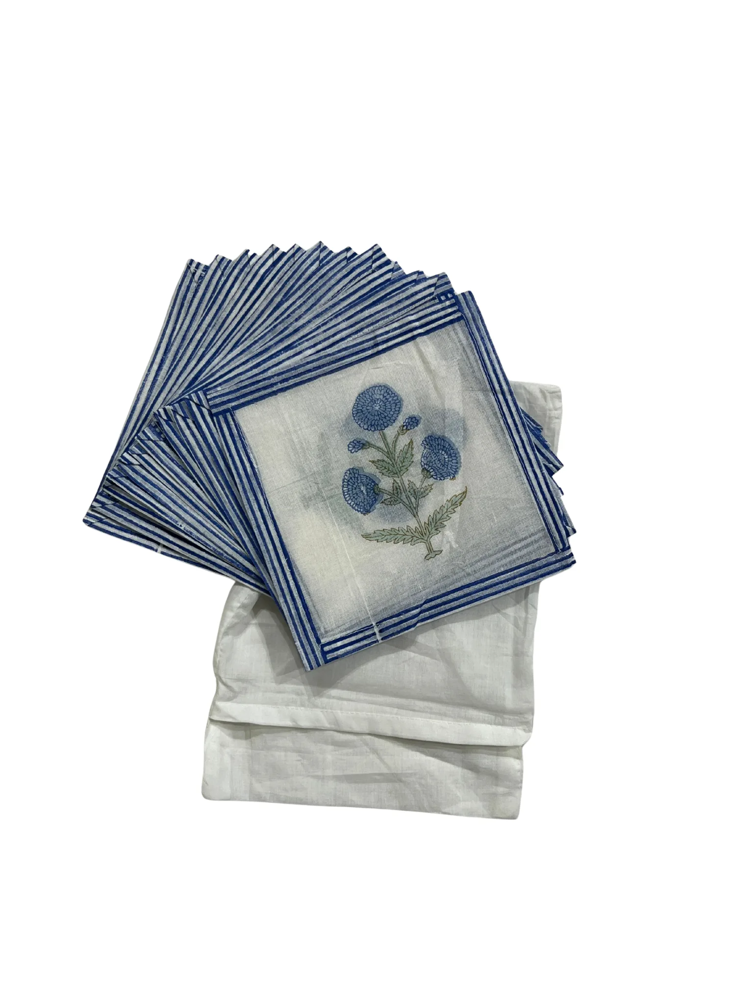 Blue Poppy  Coaster Set