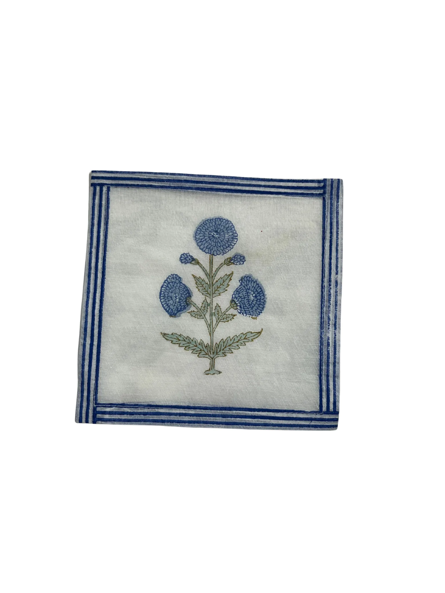 Blue Poppy  Coaster Set - Image 3