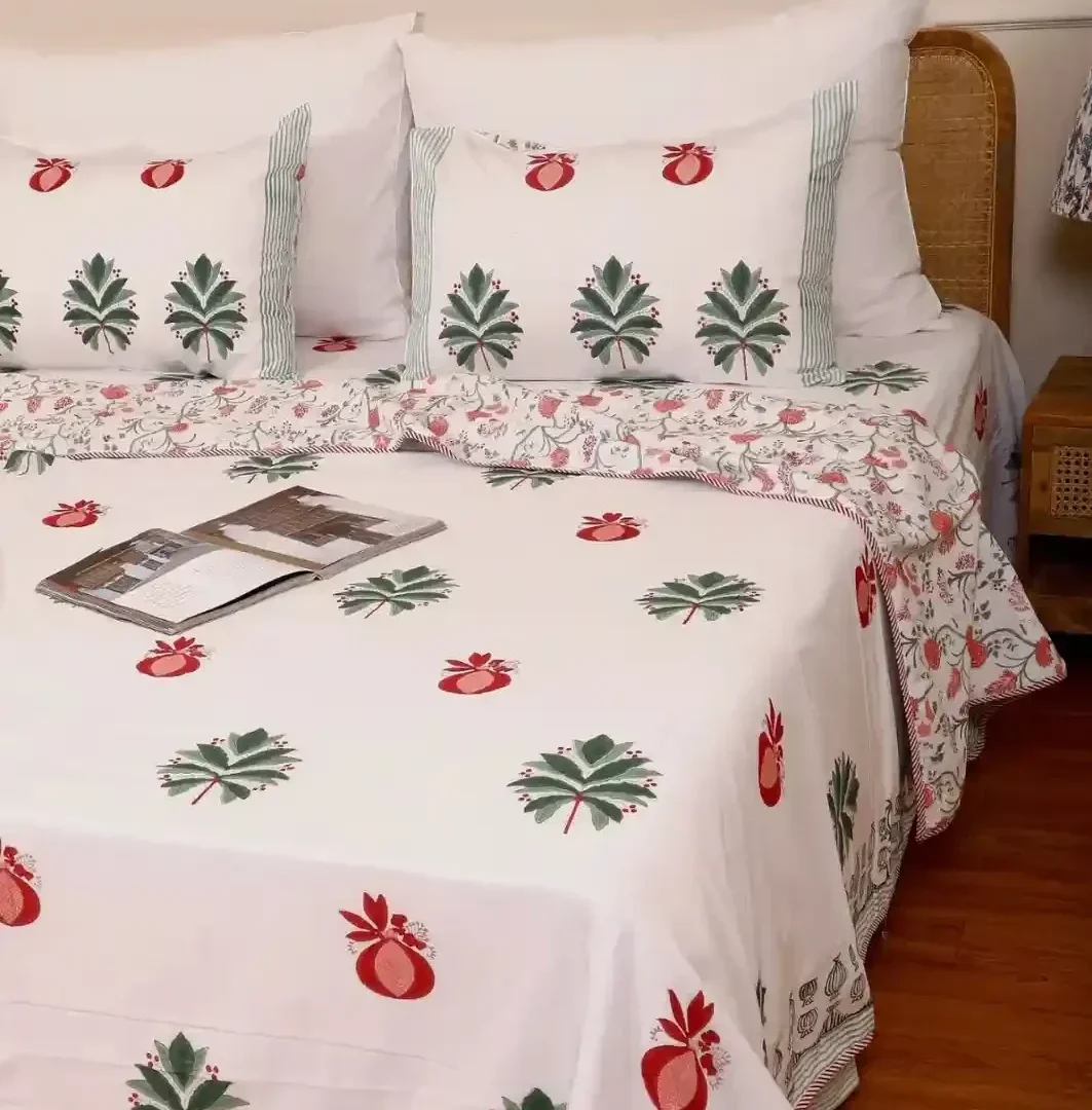 Gul-E-Anar Flannel Dohar King