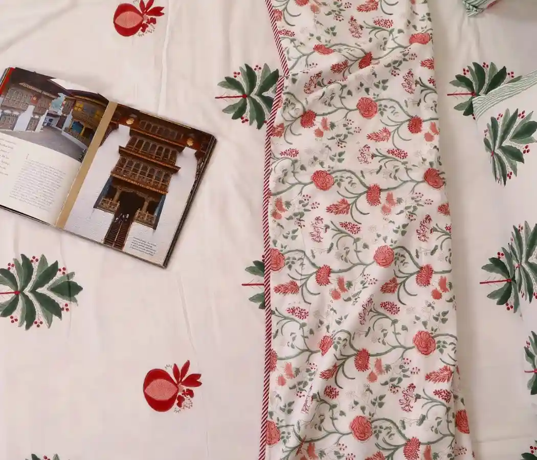 Gul-E-Anar Flannel Dohar King - Image 2