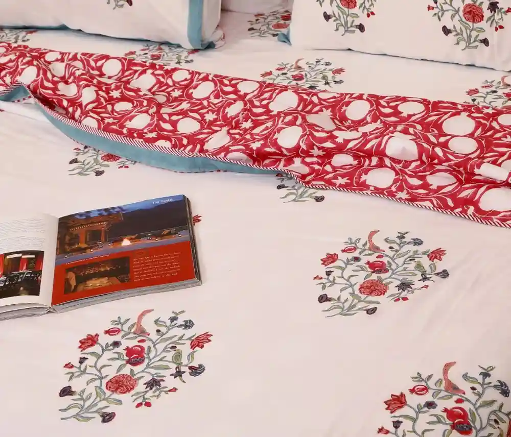 Mughal Songbird Flannel Dohar King - Image 2