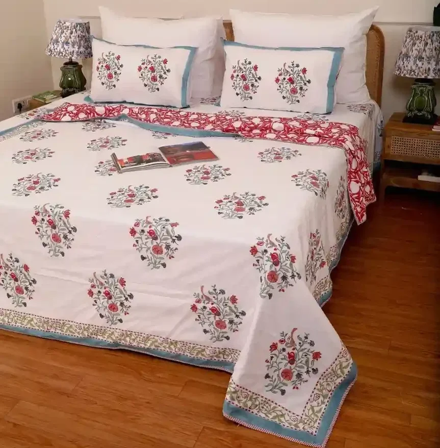 Mughal Songbird Flannel Dohar King