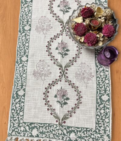 Bagh-e-Naaz Handloom Table Runner