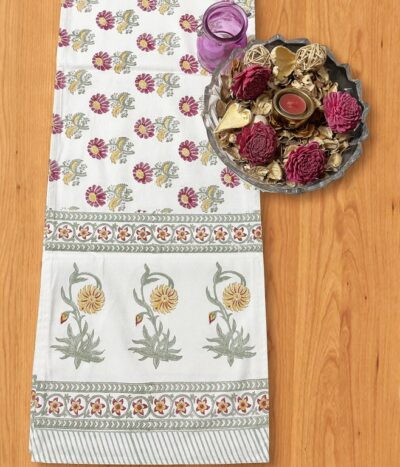 Gulraiz Handblock Runner