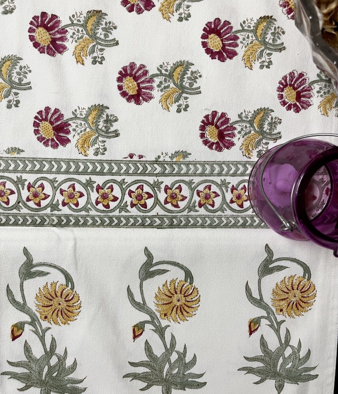 Gulraiz Handblock Runner - Image 3