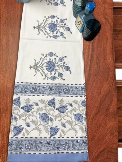 Kashmiri Zeba Handblock Runner