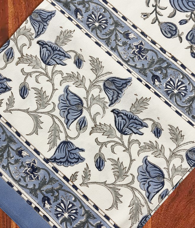 Kashmiri Zeba Handblock Runner - Image 3