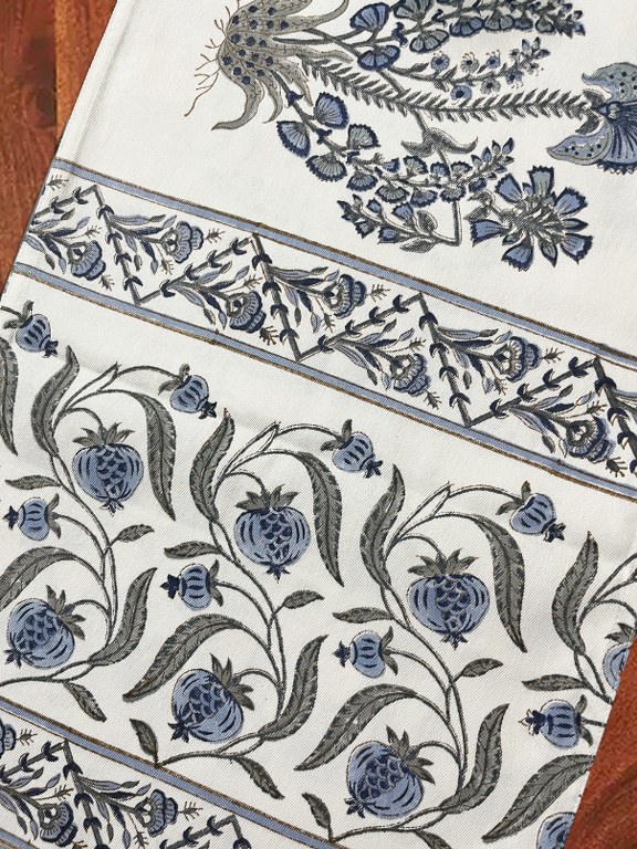 Neel Anar Handblock Runner - Image 2