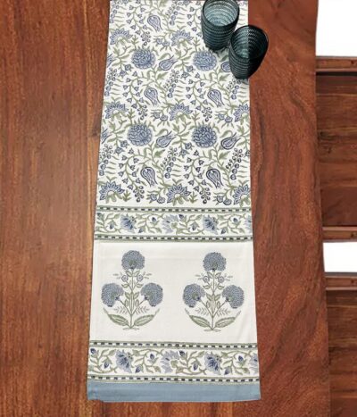 Neelbagh HandBlock Table Runner