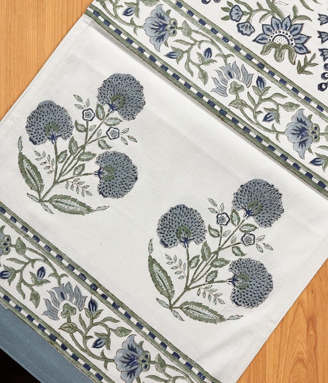 Neelbagh HandBlock Table Runner - Image 2
