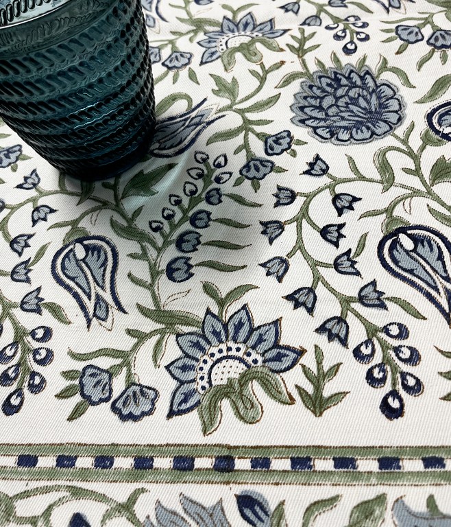 Neelbagh HandBlock Table Runner - Image 3