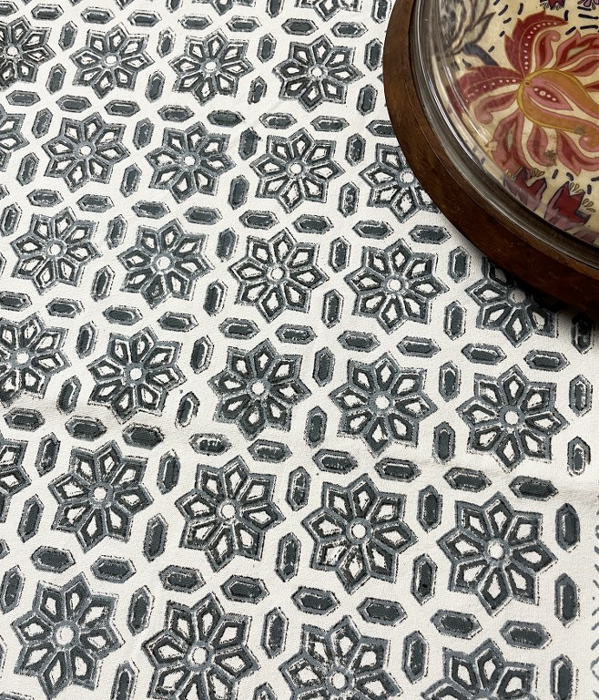 Shabnam Jaal Handblock Runner - Image 2