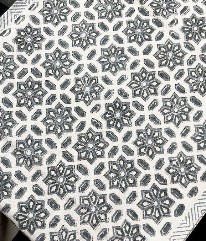 Shabnam Jaal Handblock Runner - Image 3